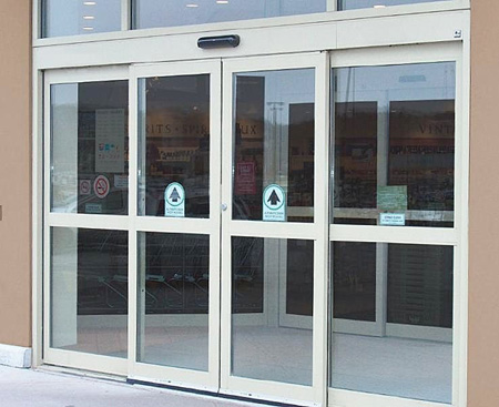 Automatic Glass Sliding Door System